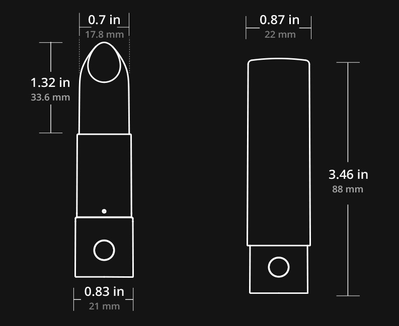 Lovense Exomoon Lipstick – Vibe Son Môi Bí Mật Rung Mạnh!