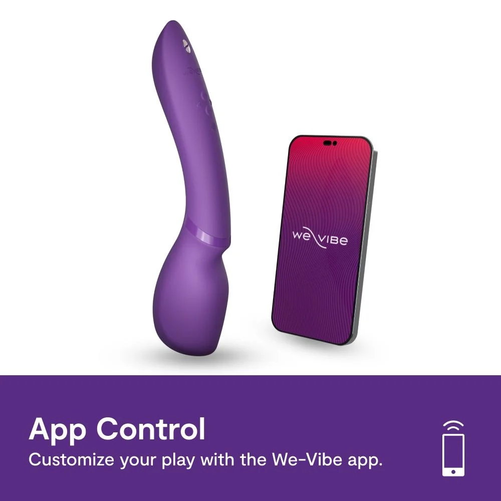 We-Vibe Wand 2 masажer mạnh tím siêu dài