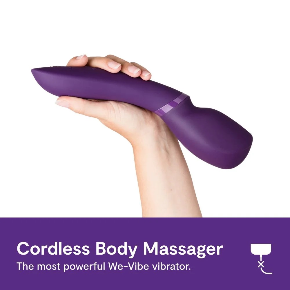 We-Vibe Wand 2 masажer mạnh tím siêu dài