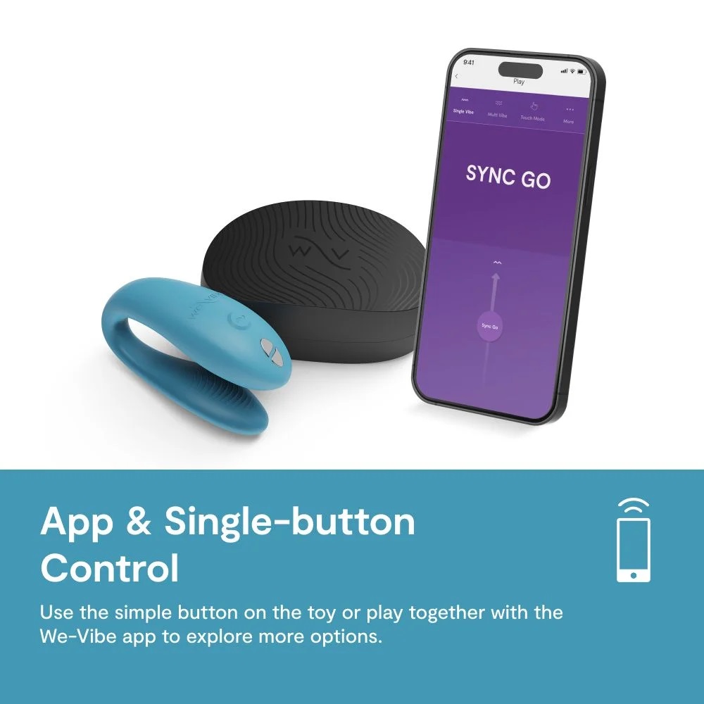 We-Vibe Sync Go rung đôi xanh cặp đôi đam mê mãnh liệt