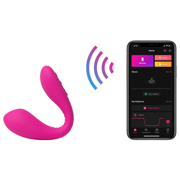 Lovense Dolce Đầu Đôi Vibro 3.6cm G+Cao Trào Điên