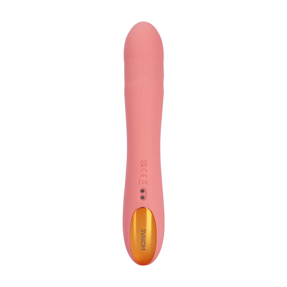 Ava Neo SVAKOM 19cm Rung Đẩy App Mật Đào Thông Minh
