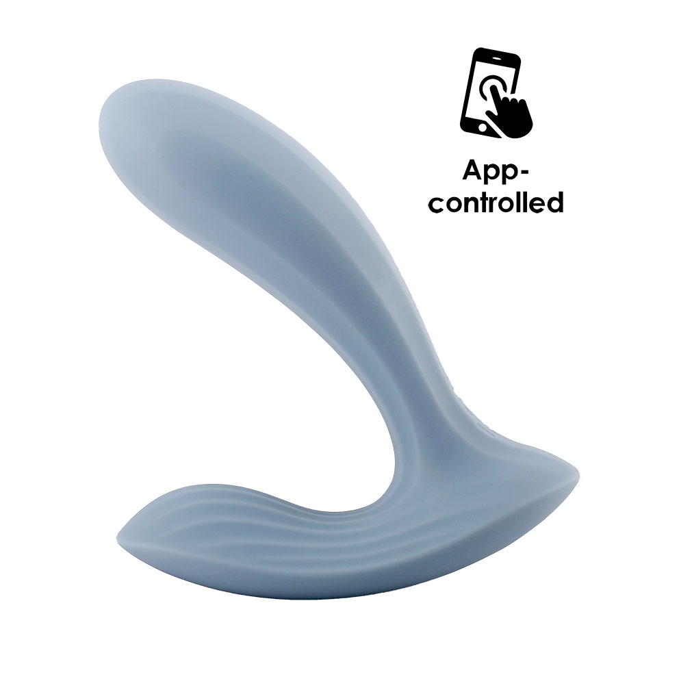 SVAKOM Erica app điều khiển rung xám xanh