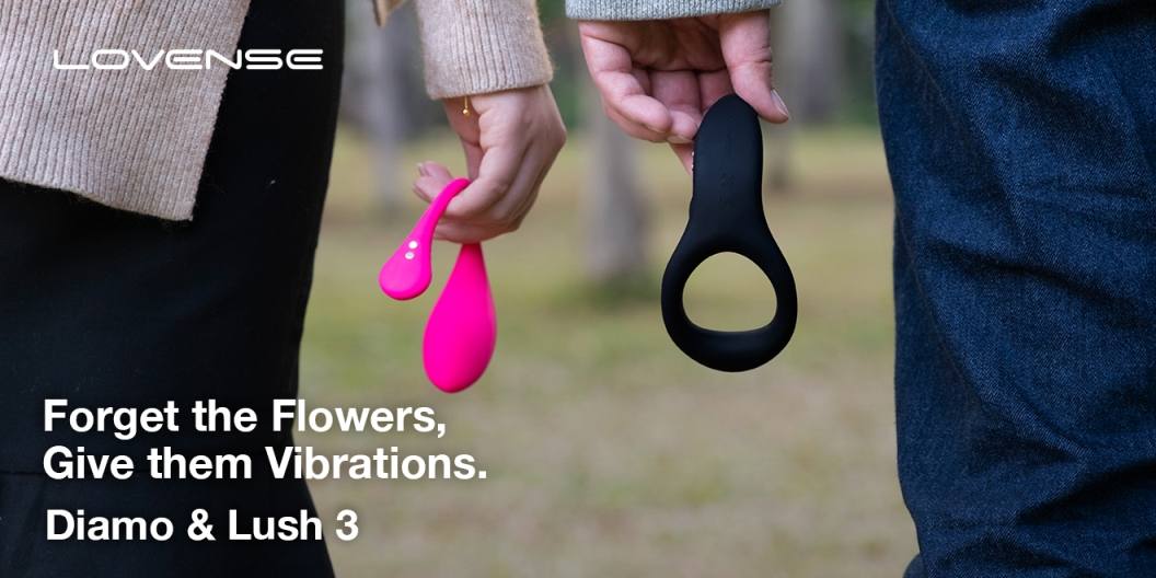 Vòng Dương Lovense Diamo Đen Rung Bluetooth Mạnh