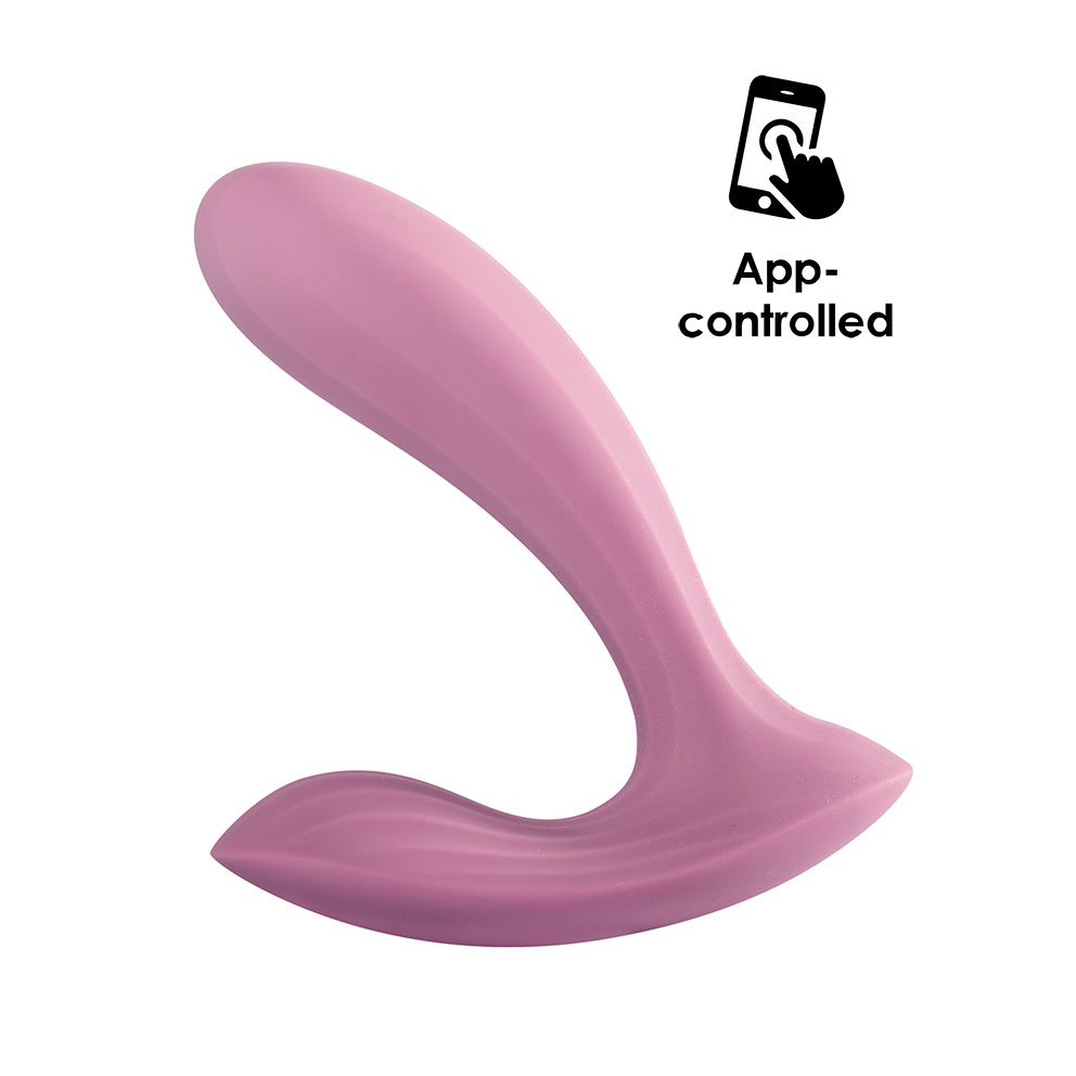 SVAKOM Erica APP Rung Đeo Hoa Hồng Thủy Tinh