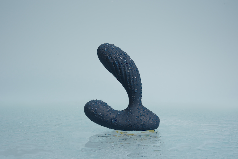 SVAKOM Vick Neo 2 Prostate Xoay Nóng 10cm Xanh