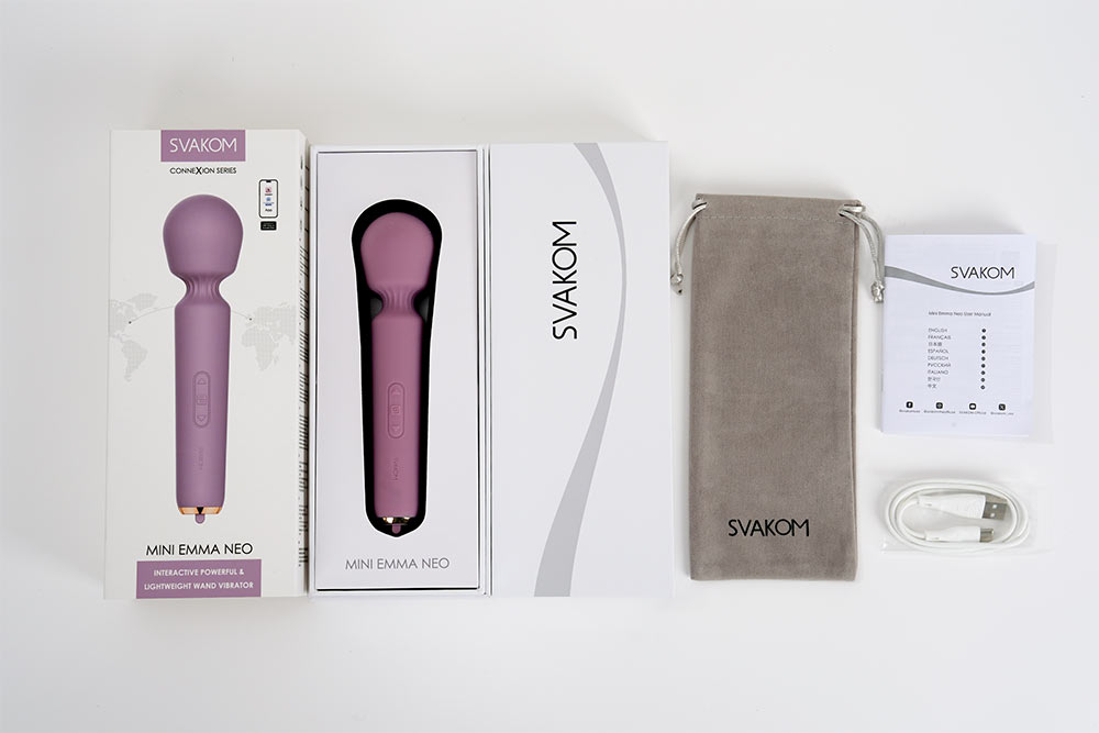 SVAKOM Mini Emma Neo Tím Hồng App 17cm