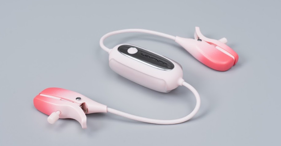 Lovense Gemini Kẹp Vú Rung App Điều Chỉnh
