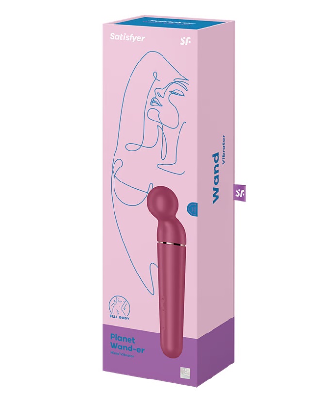 Satisfyer Planet Wand-er Massage Đỏ 21.9cm Thủy