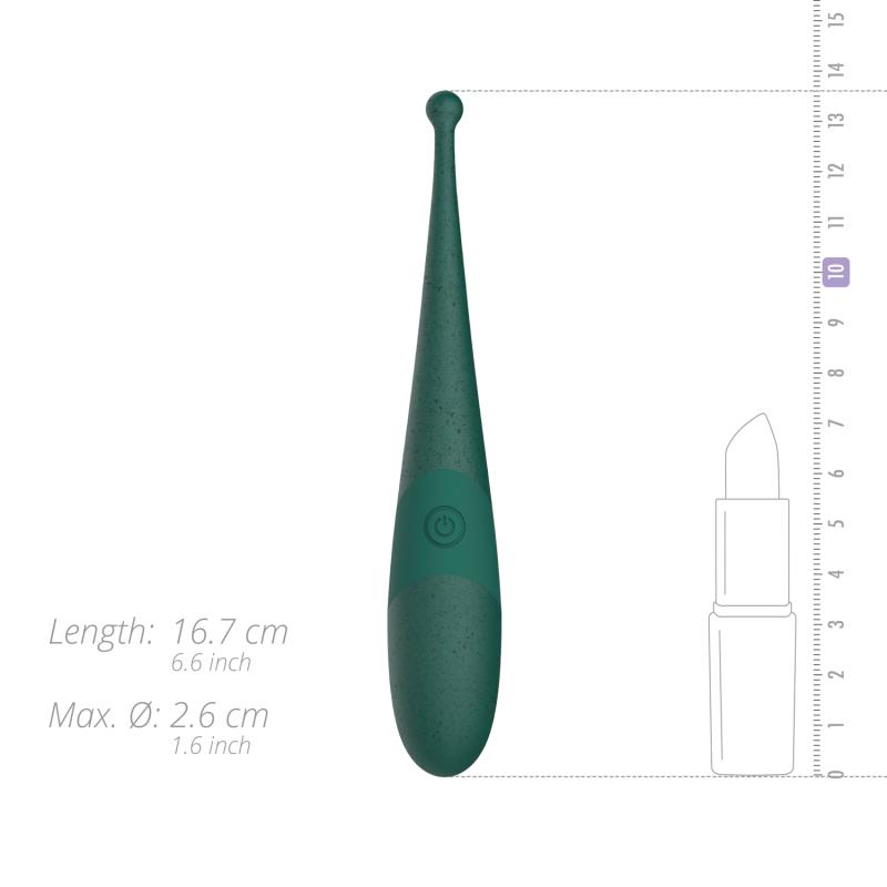 Clit Vibrator Glov Luna Xanh Lá Pin-Point Chính Xác