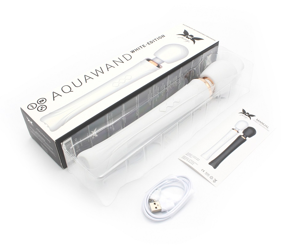 Pixey Aquawand Trắng Massage Tay Mạnh Siêu Sướng