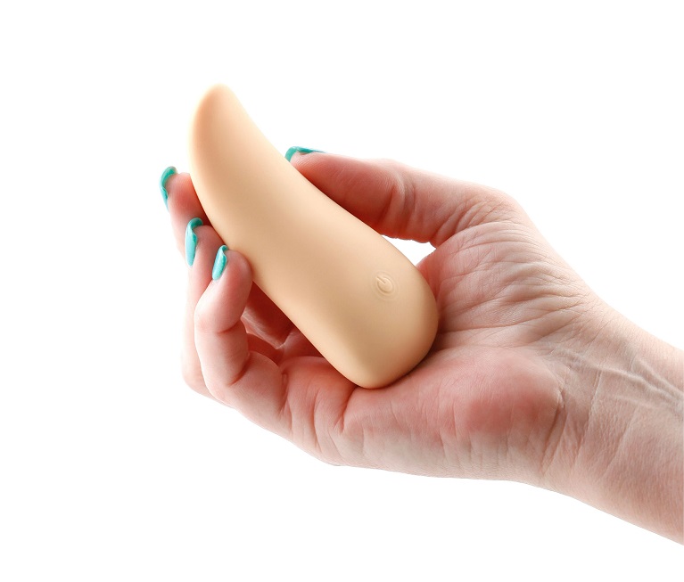 NS Desire Kama Rung Thủy Tinh Beige 9.6cm Khoái Lạc