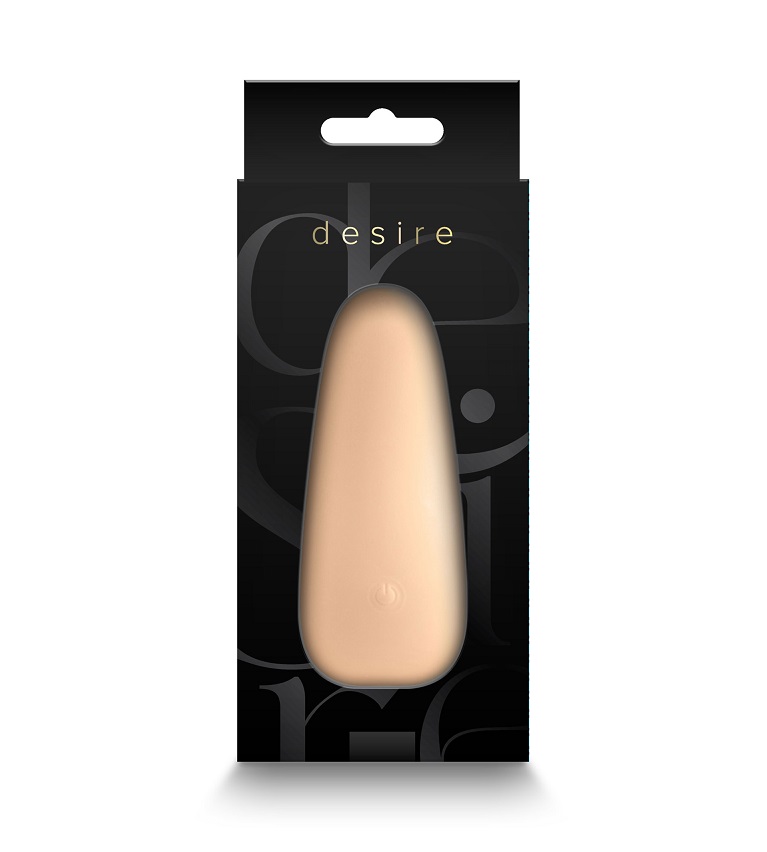 NS Desire Kama Rung Thủy Tinh Beige 9.6cm Khoái Lạc