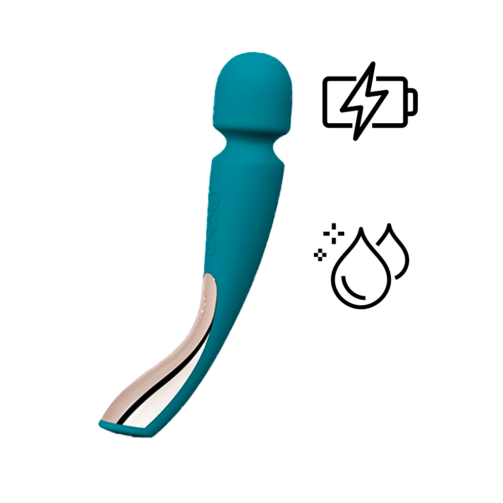 Lelo Smart Wand 2 Massage Xanh Dương 10 Chế Độ Thư Giãn