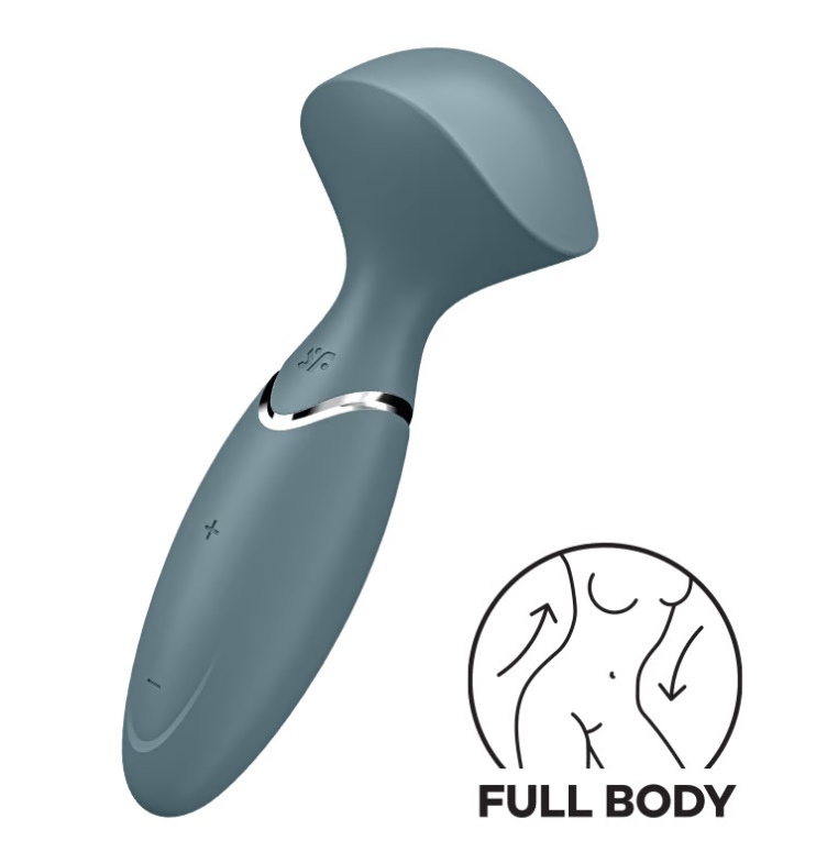 Satisfyer Mini Massage Rod Xám 16cm Mạnh Thư Giãn