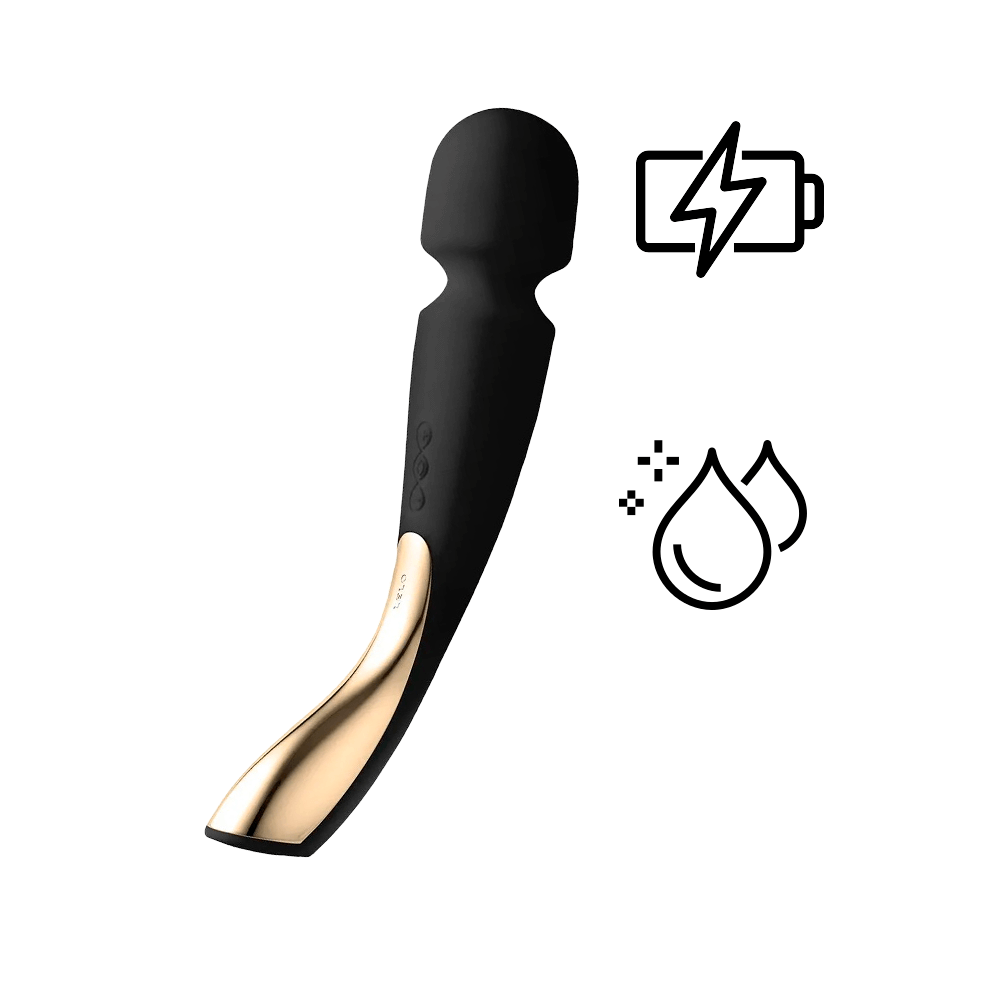 Lelo Smart Wand 2 Massage Toàn Thân Lớn Đen Thư Giãn Cực Đỉnh