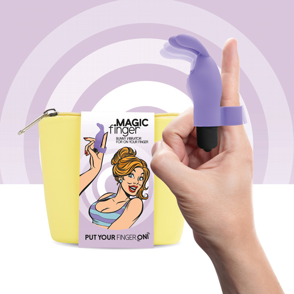 Feelztoys Magic Finger Rung Tím Linh Hoạt Khoái Lạc