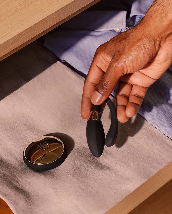 Lelo Tiani Duo cặp rung remote đen 9cm cao cấp