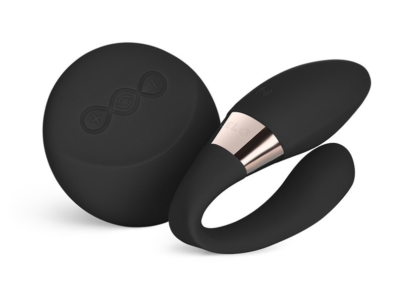 Lelo Tiani Duo cặp rung remote đen 9cm cao cấp