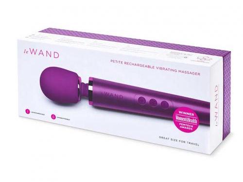 Le Wand Petite tím hồng 25cm sạc rung cá nhân đỉnh