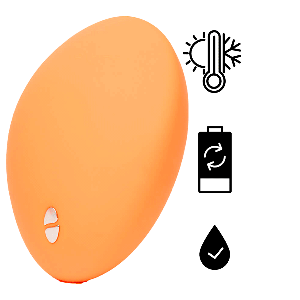 We-Vibe Temp vibrator nóng lạnh cam 9.66cm