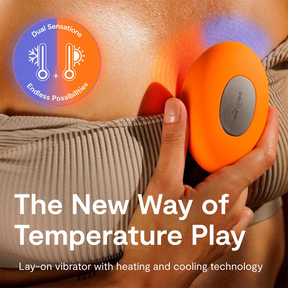 We-Vibe Temp vibrator nóng lạnh cam 9.66cm