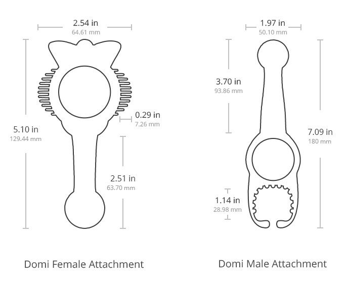 Domi Lovense nam kích thích tuyến P linh hoạt 18cm