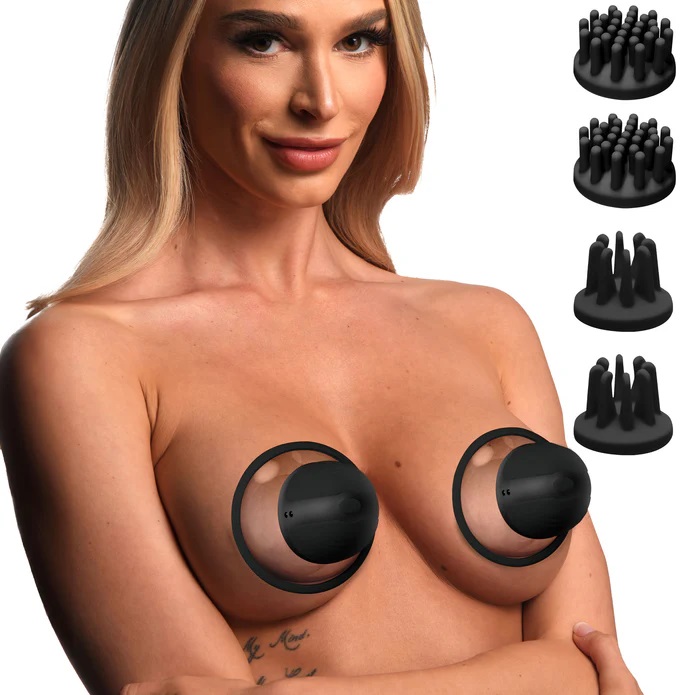 Size Matters Nipple Sucker 10X Đen Hút Xoay