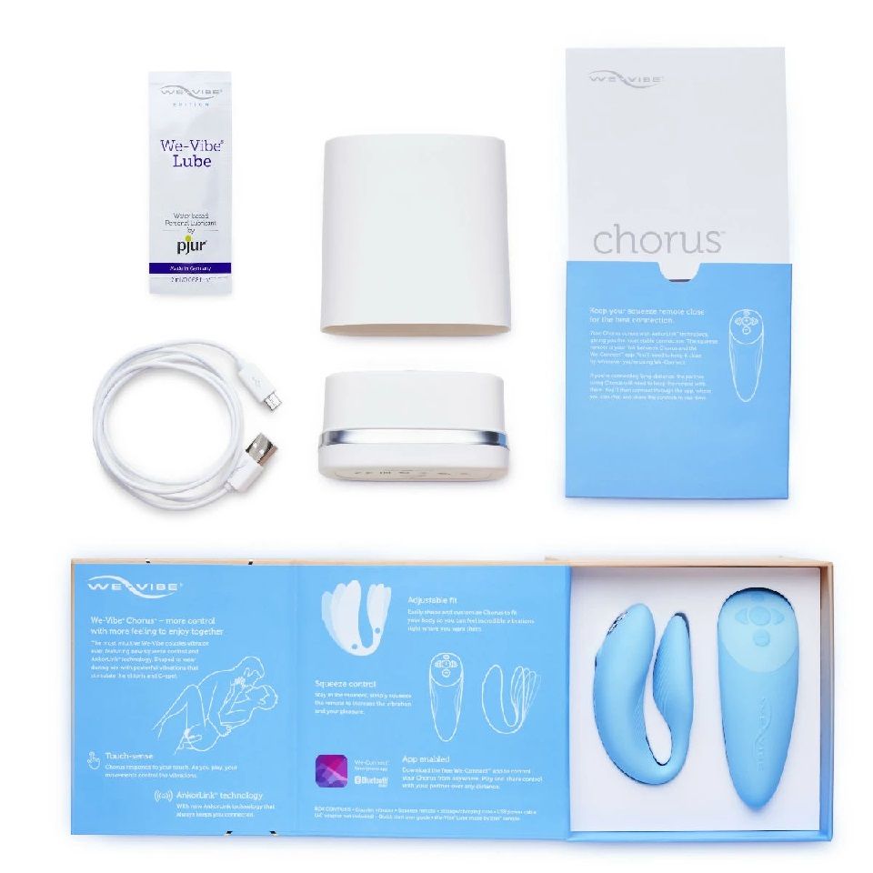 We-Vibe Chorus Tím Rung Cặp Đôi Từ Xa Siêu Mạnh Nóng