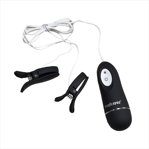 Magic Eyes Love Pincher Trứng Kẹp Đen Rung Nipple