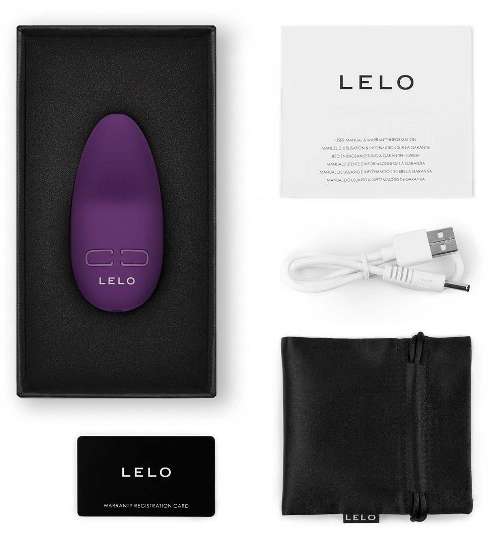 Lelo Lily 3 Rung Clit Tím Mạnh Mẽ Bền Bỉ