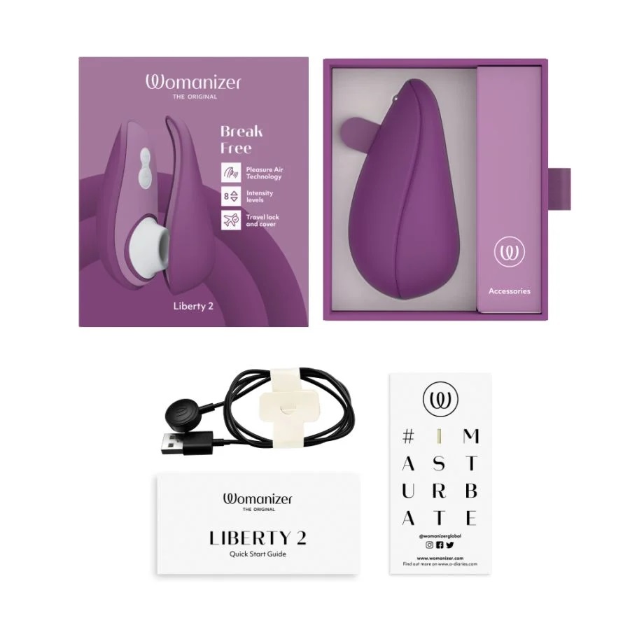 Womanizer Liberty 2 Tím Di Động Siêu Hút