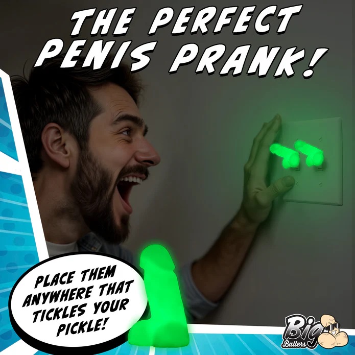 Big Ballers Dildo Mini Phát Sáng Bộ 4 Kích Thích Siêu Đẳng